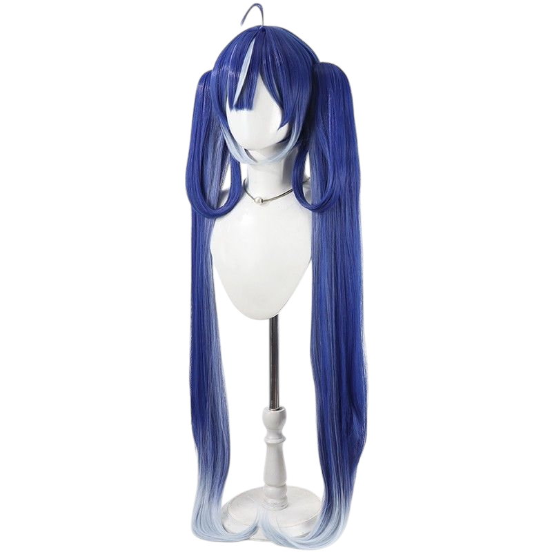 Genso Kijin Iuno Cosplay Wig - Long Dual Tails with Scalp for YUNO