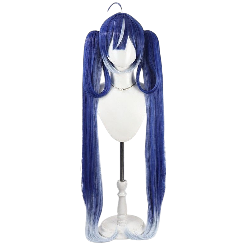 Genso Kijin Iuno Cosplay Wig - Long Dual Tails with Scalp for YUNO