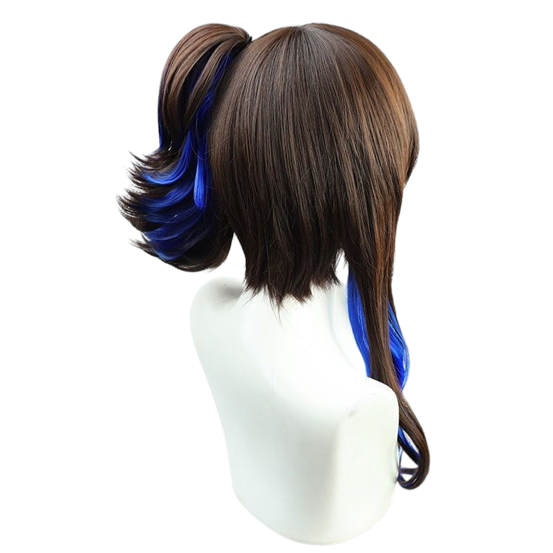 Beige Uma Musume Daitaku Helios Cosplay Wig - Layered Tiger Clips for Solar Power
