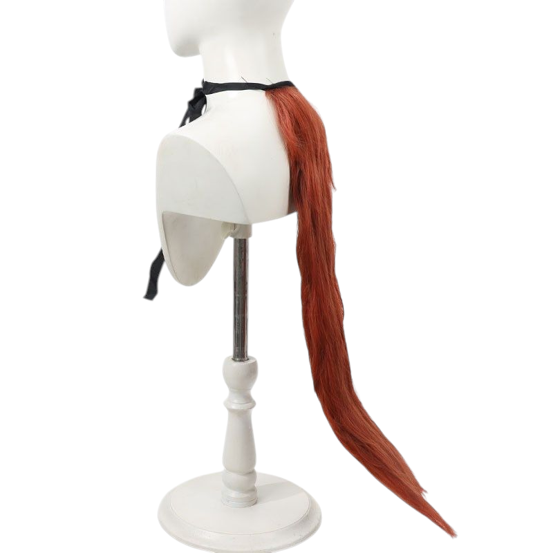 Saddle Brown Uma Musume Dantsu Flame Cosplay Wig - Fiery Red for Burning Spirit