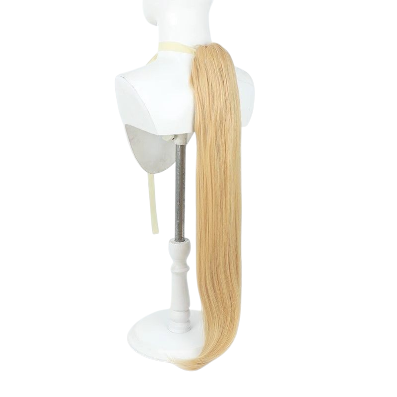 Beige Uma Musume Bōichi Pandora Cosplay Wig - Split Ponytail with Ears