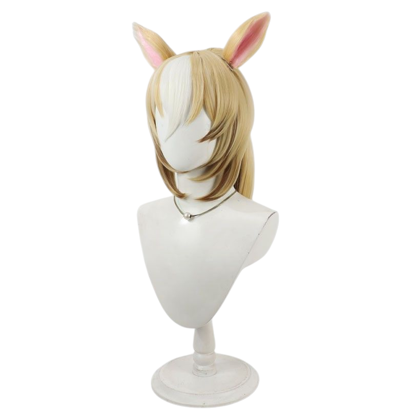 Uma Musume Strong Impact Summer Swim Cosplay Wig - Same Color Ears and Tail - FEVERCOS