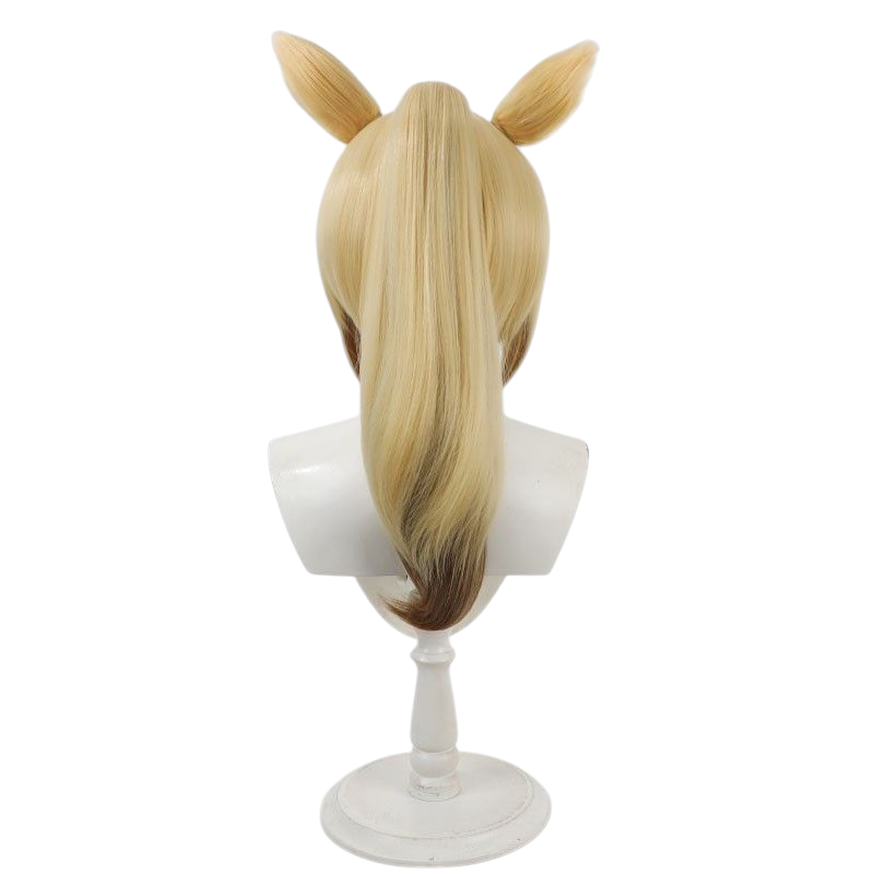 Uma Musume Strong Impact Summer Swim Cosplay Wig - Same Color Ears and Tail - FEVERCOS