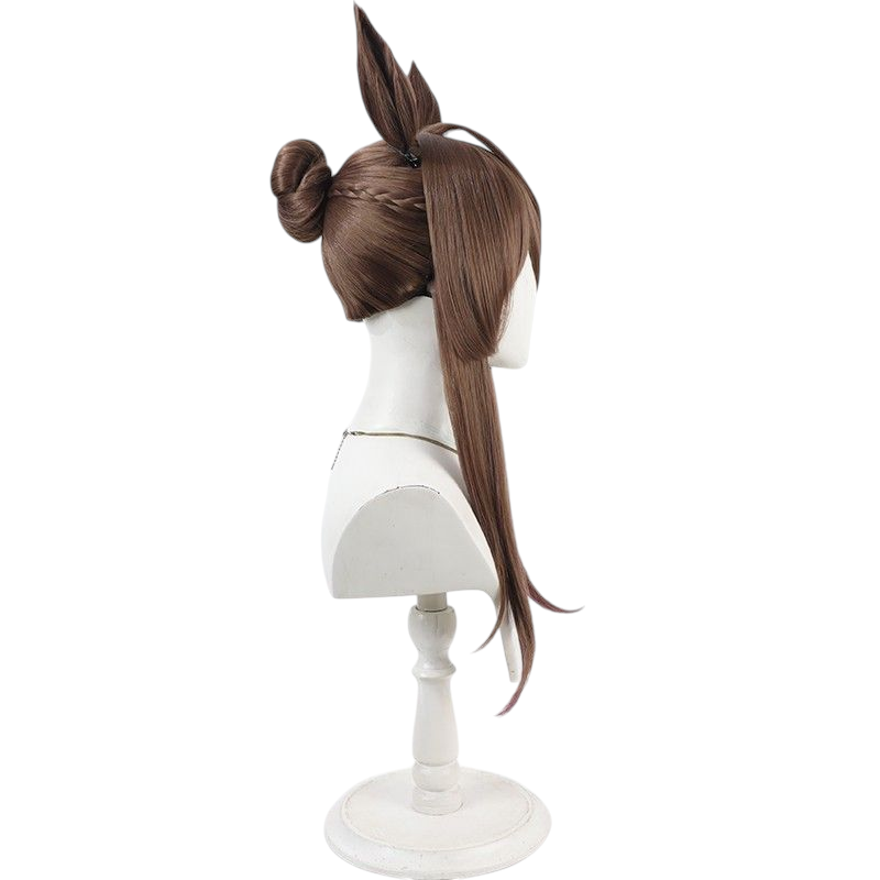 Light Gray Uma Musume Seirei Cosplay Wig - Mechanic Widow's Peak for Deep Gray