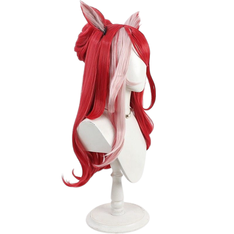 Brown Uma Musume Daisuki Cosplay Wig - Scalp with Same Color Ears and Tail