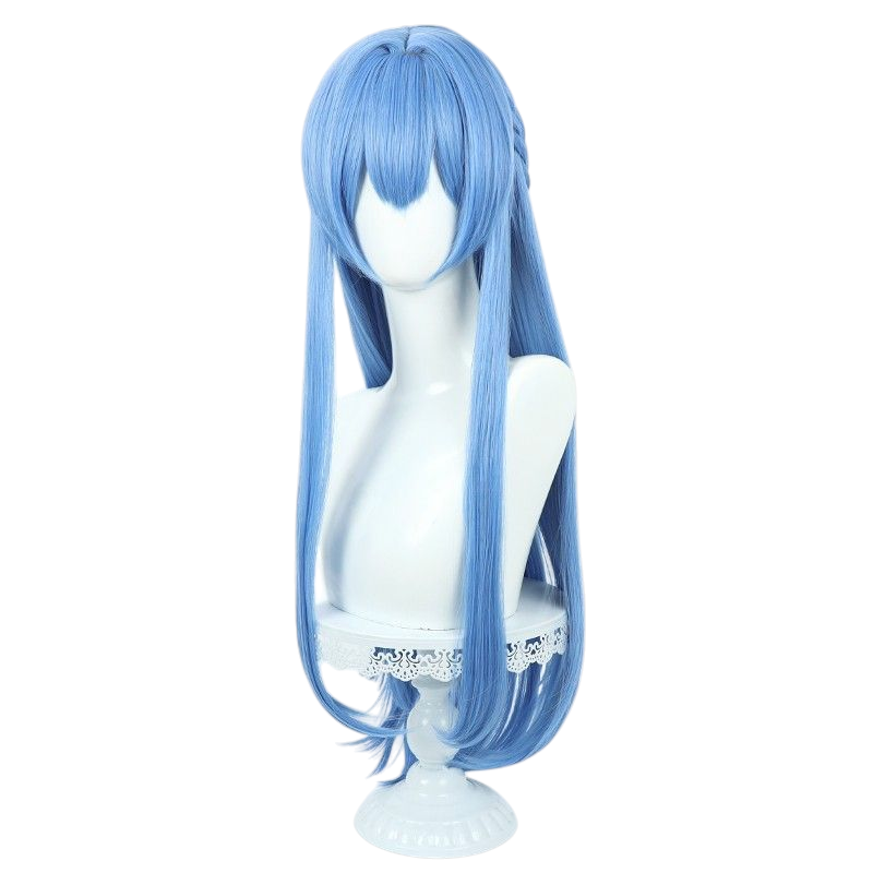 NIKKE Helen Cosplay Wig - Scalp with Twin Braids for Elegant Warrior