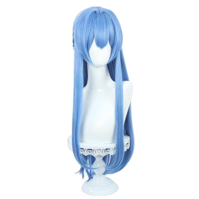 NIKKE Helen Cosplay Wig - Scalp with Twin Braids for Elegant Warrior