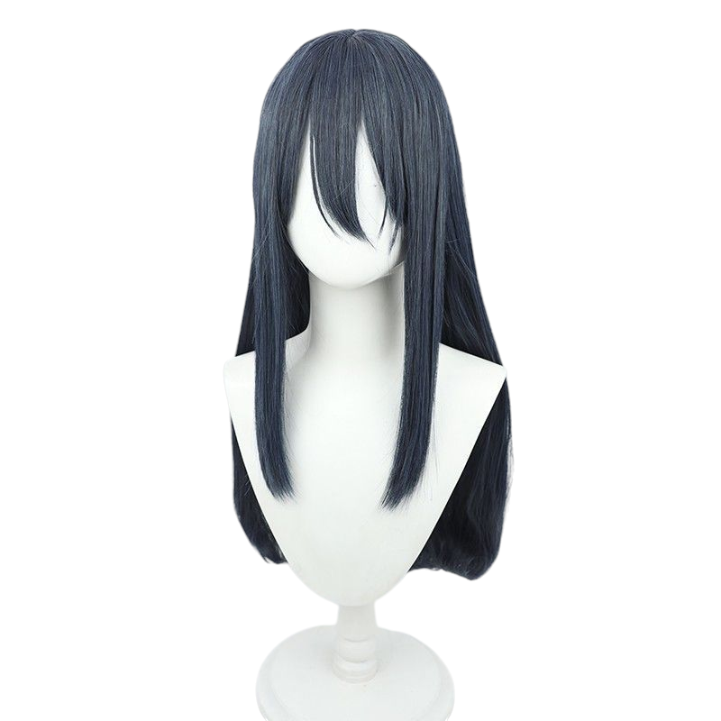 NIKKE Akechi Cosplay Wig - Medium Length with Scalp and Inward Curl