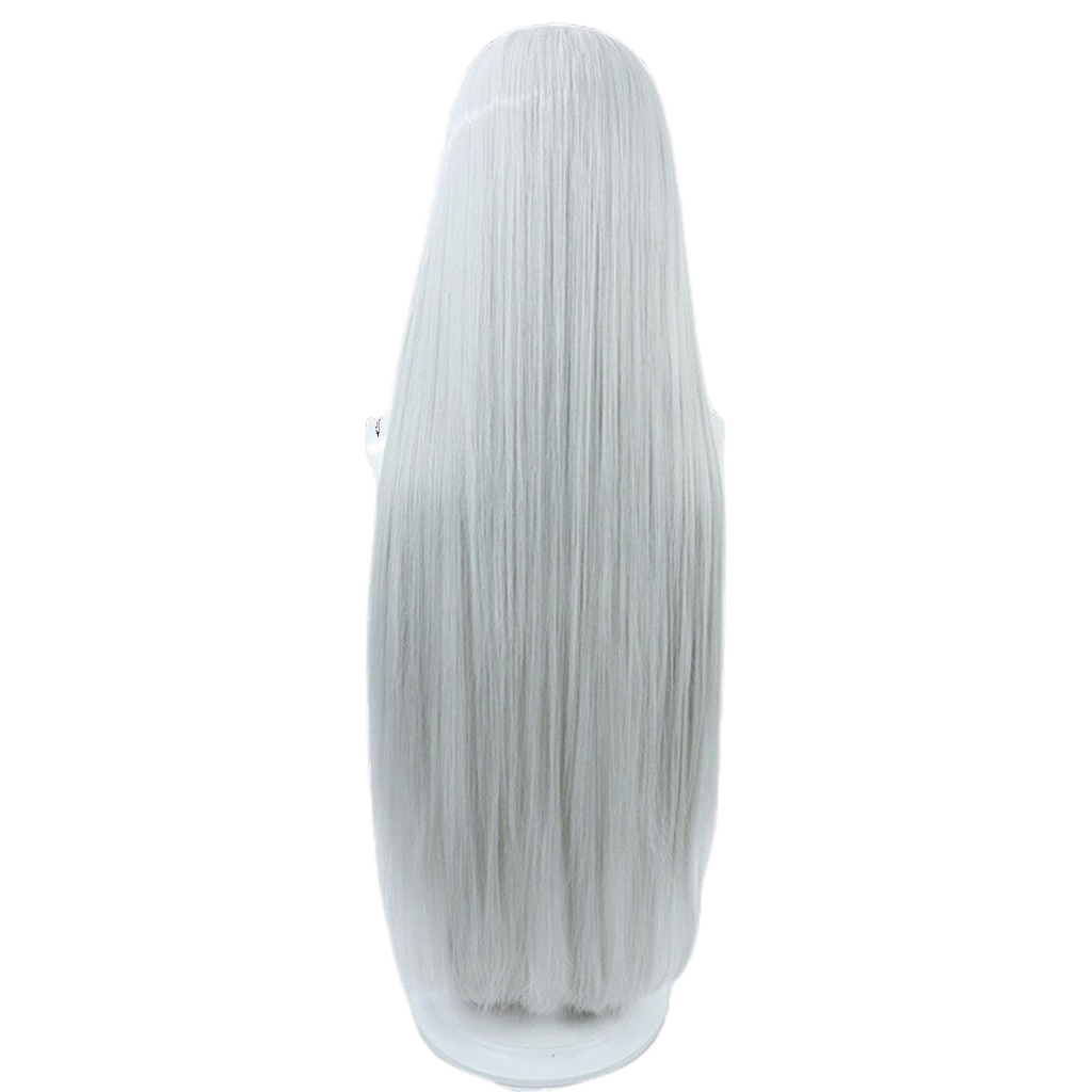 NIKKE Branle Cosplay Wig - Silver Long Scalp Hair for Ice Queen
