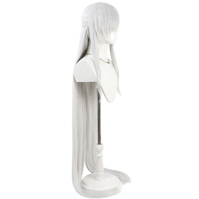 NIKKE Cinderella Cosplay Wig - 1.2m Long Silver for Fantasy Look