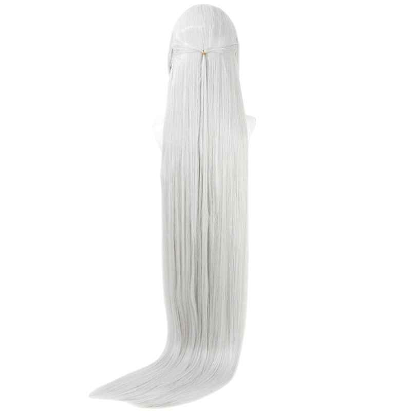 NIKKE Cinderella Cosplay Wig - 1.2m Long Silver for Fantasy Look