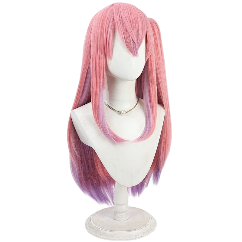 NIKKE Pepper Cosplay Wig - Pink Gradient with Split Ponytail