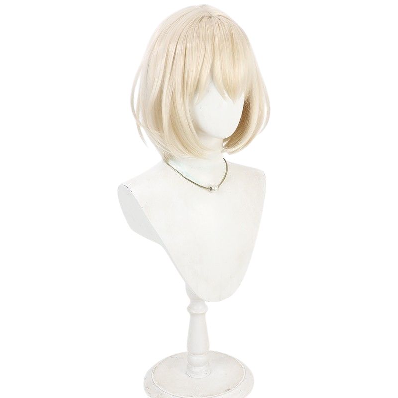 NIKKE Red Shoes Cosplay Wig - Scalp Bob for Classic Look