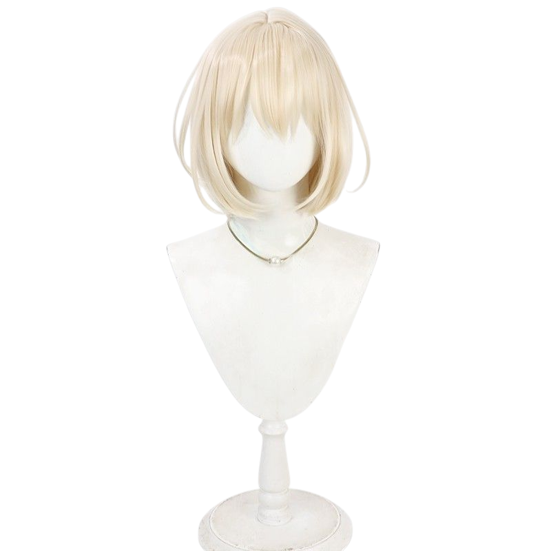 NIKKE Red Shoes Cosplay Wig - Scalp Bob for Classic Look