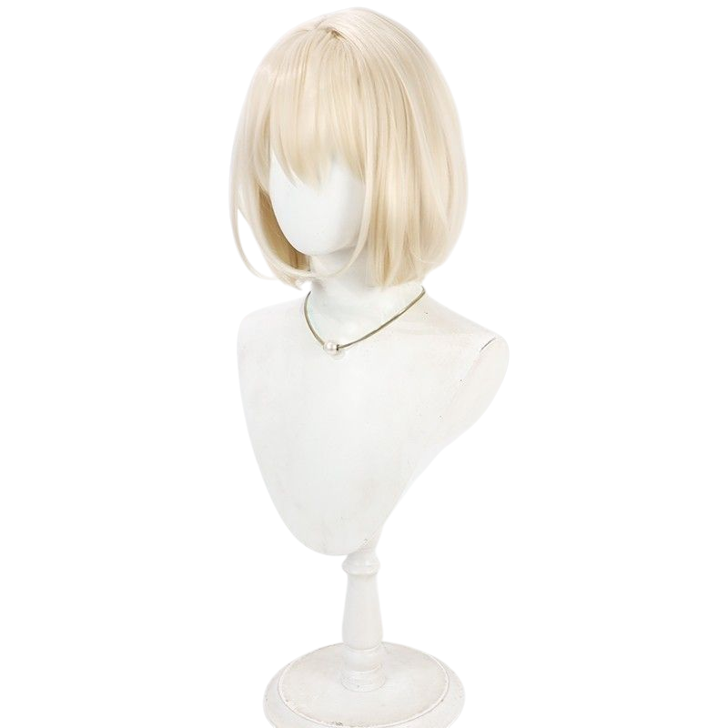 NIKKE Red Shoes Cosplay Wig - Scalp Bob for Classic Look