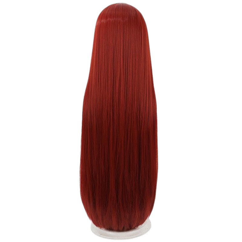 NIKKE Lapvi Cosplay Wig - Scalp with Wine Red Long Hair