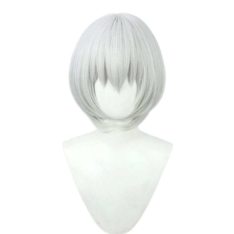 NIKKE Julia Cosplay Wig - Silver Scalp with Short Hair