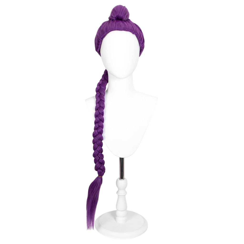 Dark Slate Gray SKPOP Huntress Rumi Cosplay Wig - Scalp for Anime Idol 2025 New