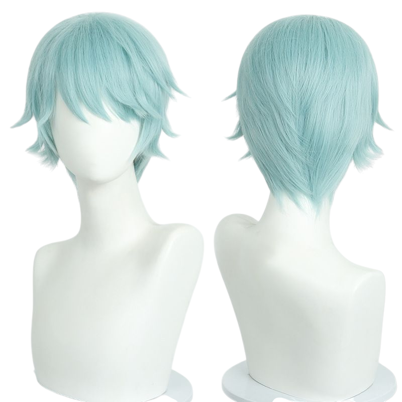 Light Gray SKPOP Huntress Baby Beibi Cosplay Wig - Fluffy Short Hair for Cute Idol