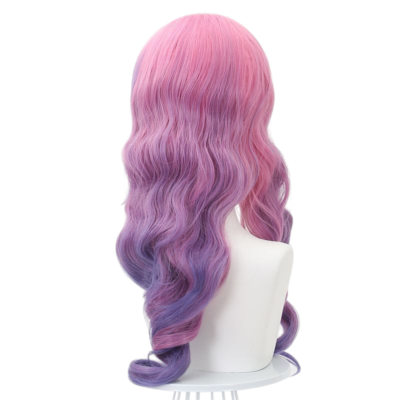 League of Legends K/DA Seraphine Cosplay Wig - Silver Blue for Starry Pop Diva