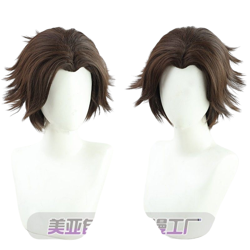 Arcane Viktor Cosplay Wig - Widow's Peak with Flipped Ends