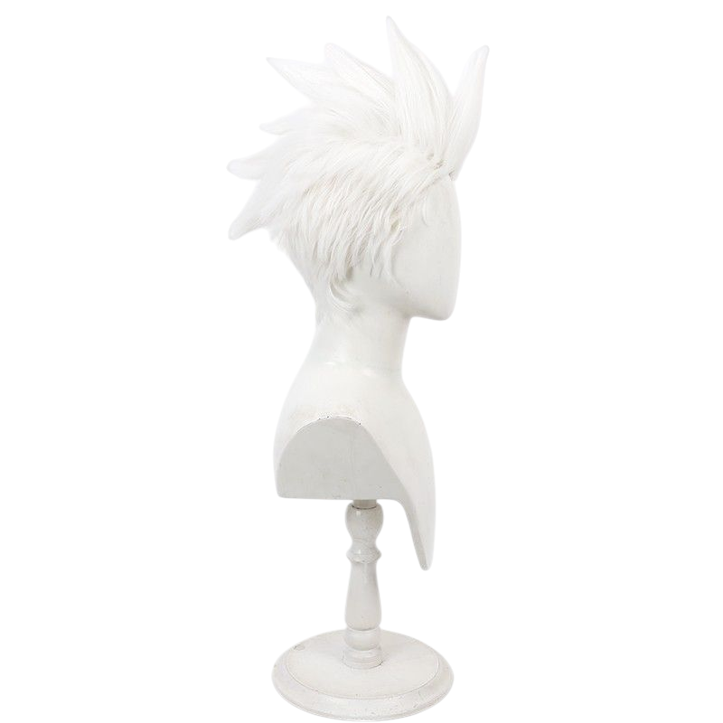 League of Legends Ekko Cosplay Wig - White Unstyled for Zero Frills Rebel