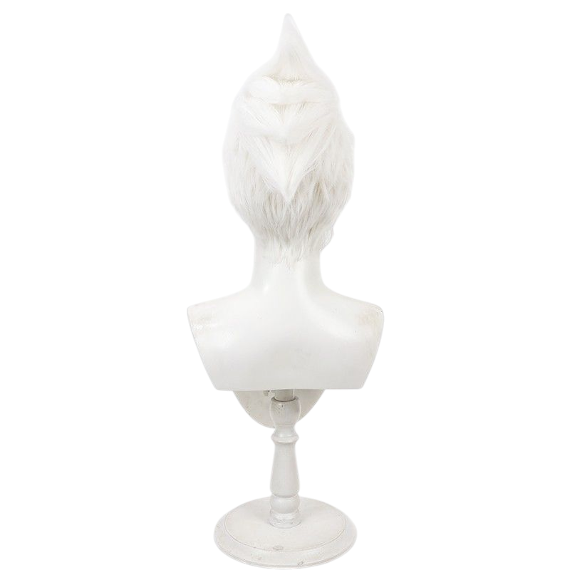 League of Legends Ekko Cosplay Wig - White Unstyled for Zero Frills Rebel