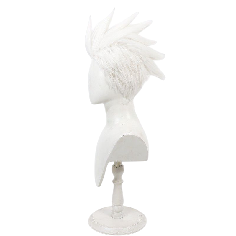 League of Legends Ekko Cosplay Wig - White Unstyled for Zero Frills Rebel