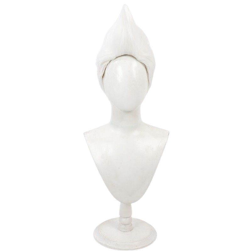 League of Legends Ekko Cosplay Wig - White Unstyled for Zero Frills Rebel