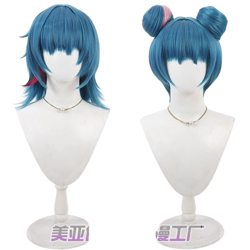 Arcane Caitlyn Ballroom Cosplay Wig - Short Scalp for Elegant Detective