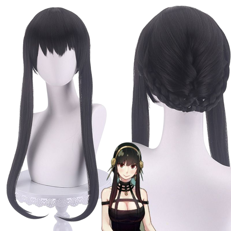 Light Gray Premium Yor Forger Wig (Thorn Princess) with Simulated Scalp - Spy x Family Cosplay
