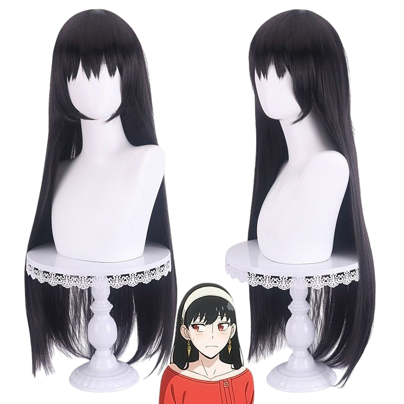 Lavender Spy x Family Yor Forger Wig (Hair Down Realistic) - Thorn Princess Cosplay