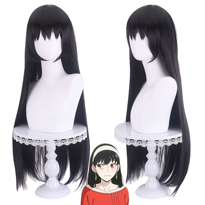 Lavender Spy x Family Yor Forger Wig (Hair Down Realistic) - Thorn Princess Cosplay