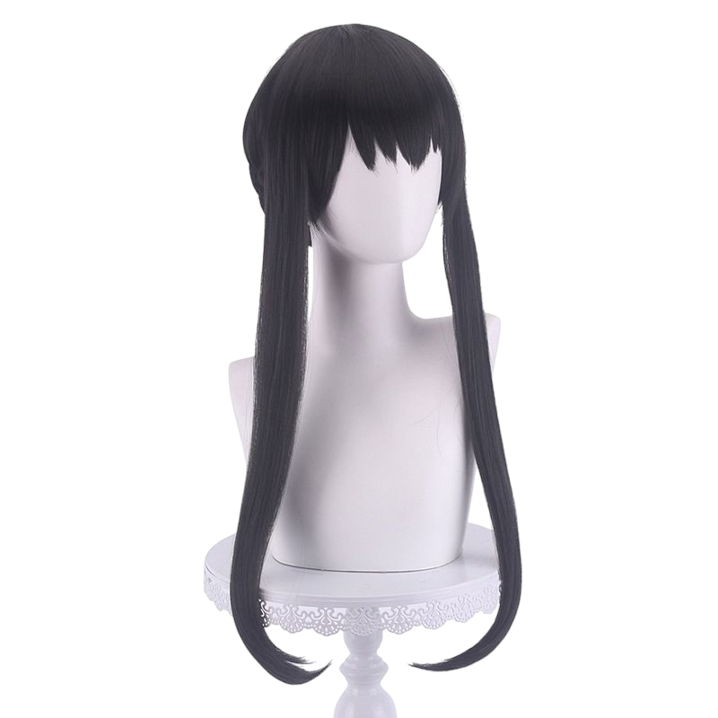 Dark Slate Gray Premium Yor Forger Wig (Thorn Princess) with Simulated Scalp - Spy x Family Cosplay