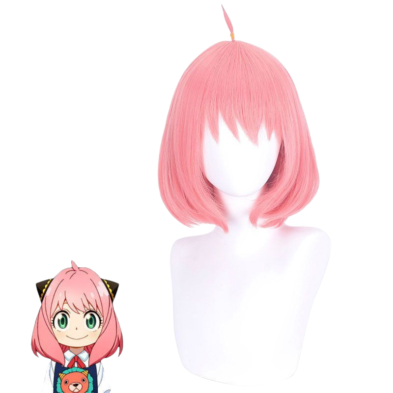 Anya Forger Pink Bob Cosplay Wig (Wig Only) - Spy x Family