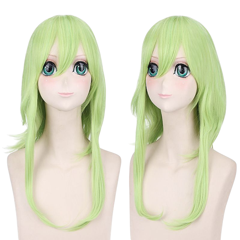 Vocaloid Gumi Wig (Camellia) - Long Green Anti-Warp Cosplay Hair