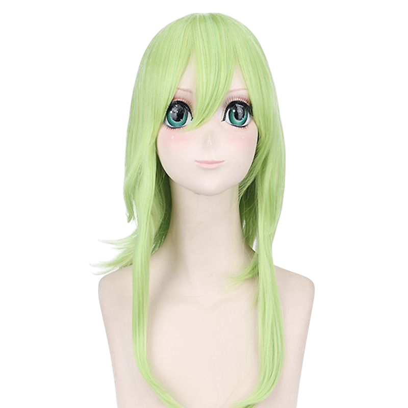 Vocaloid Gumi Wig (Camellia) - Long Green Anti-Warp Cosplay Hair