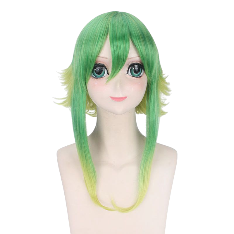 Vocaloid Gumi Wig (Camellia) - Long Green Anti-Warp Cosplay Hair