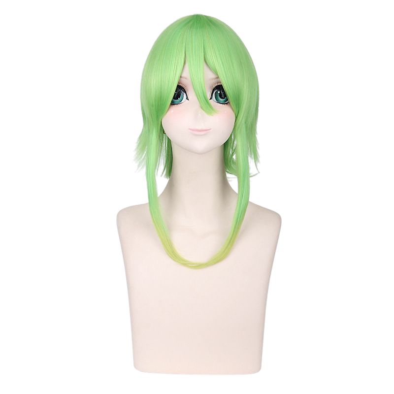 Vocaloid Gumi Wig (Camellia) - Long Green Anti-Warp Cosplay Hair