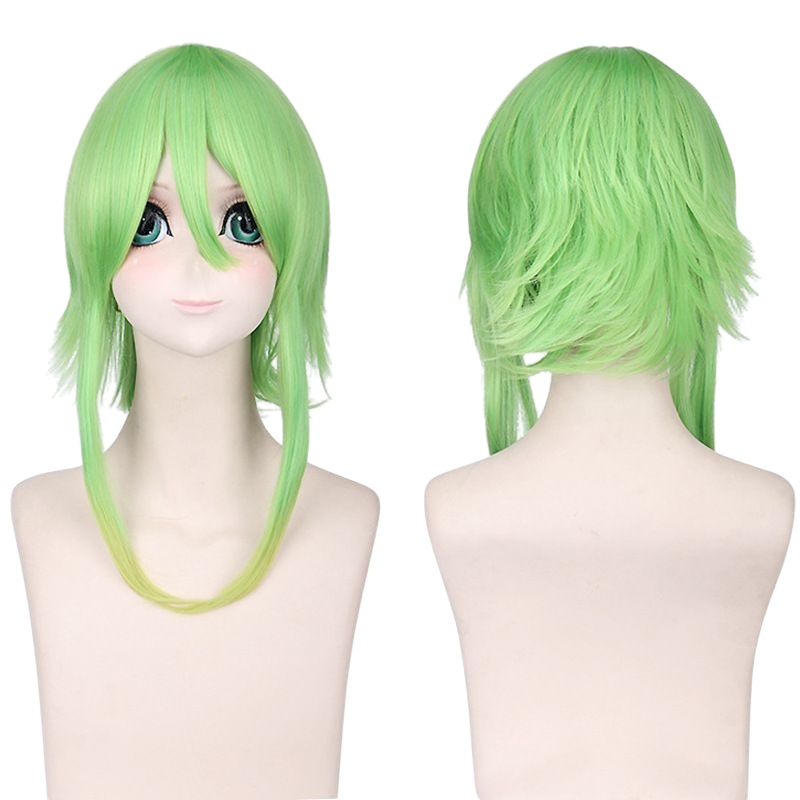 Vocaloid Gumi Wig (Camellia) - Long Green Anti-Warp Cosplay Hair