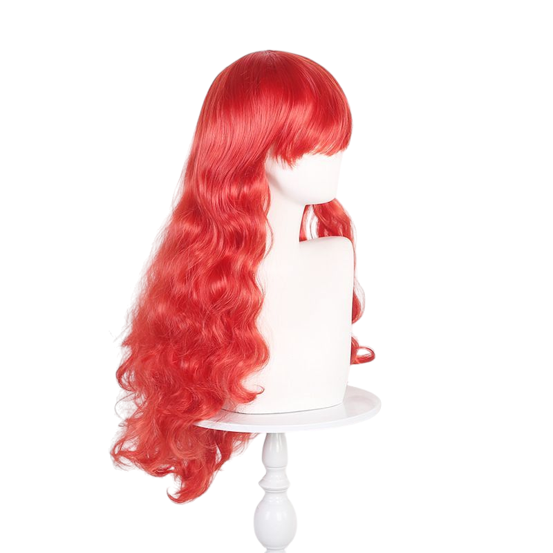 Ariel Mermaid Cosplay Wig - Princess Ariel, Long Curly Red Hair, Anime-Accurate for True Fans - Premium Heat-Resistant Fiber, Made in California