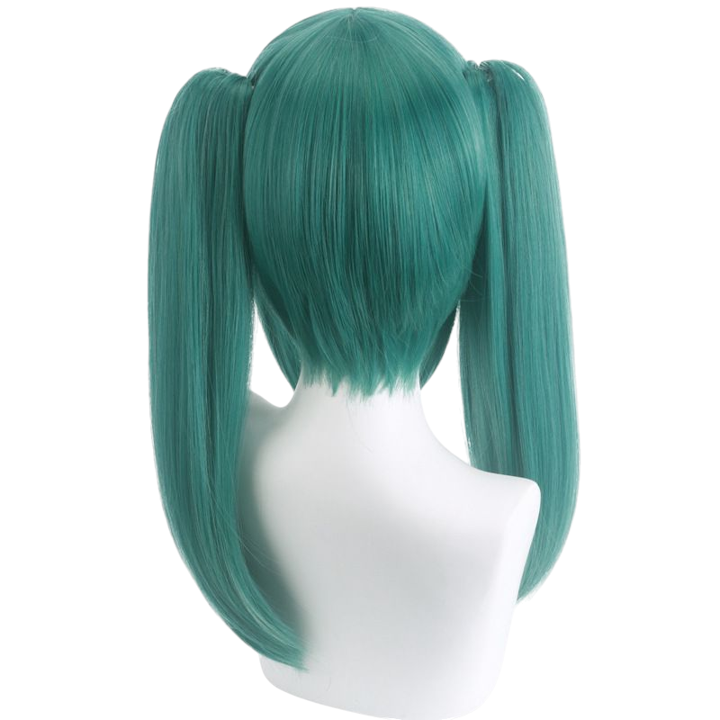Hatsune Miku "The Vampire" Cosplay Wig - (Round Scalp) Detachable Pigtails