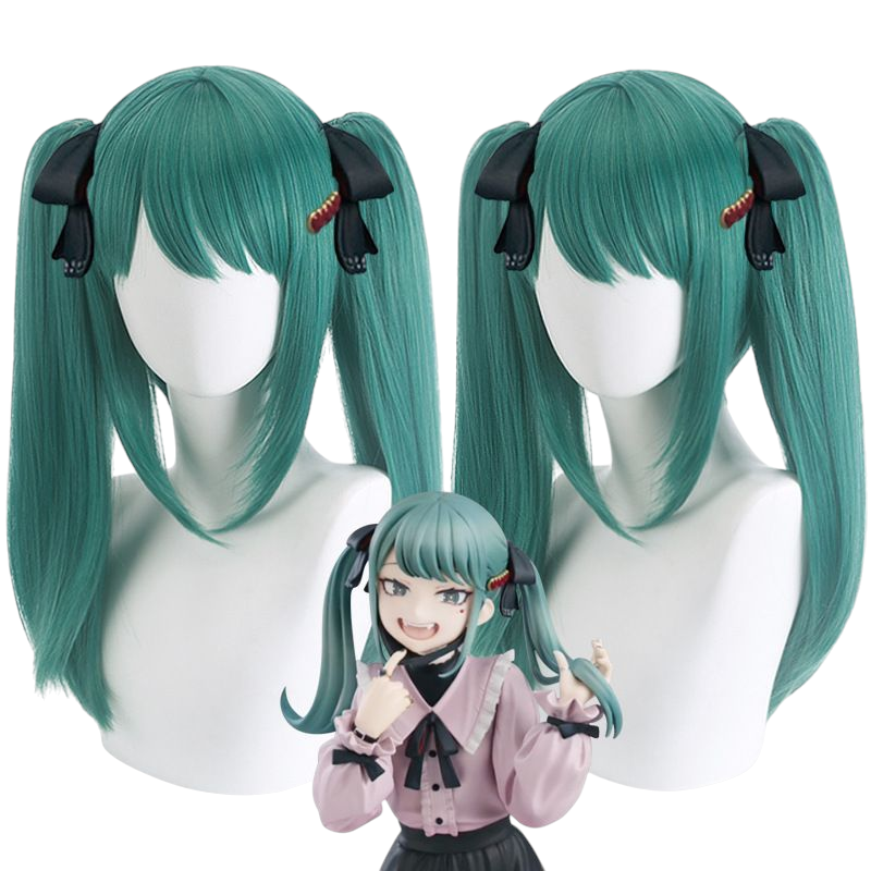 Hatsune Miku "The Vampire" Cosplay Wig - (Round Scalp) Detachable Pigtails