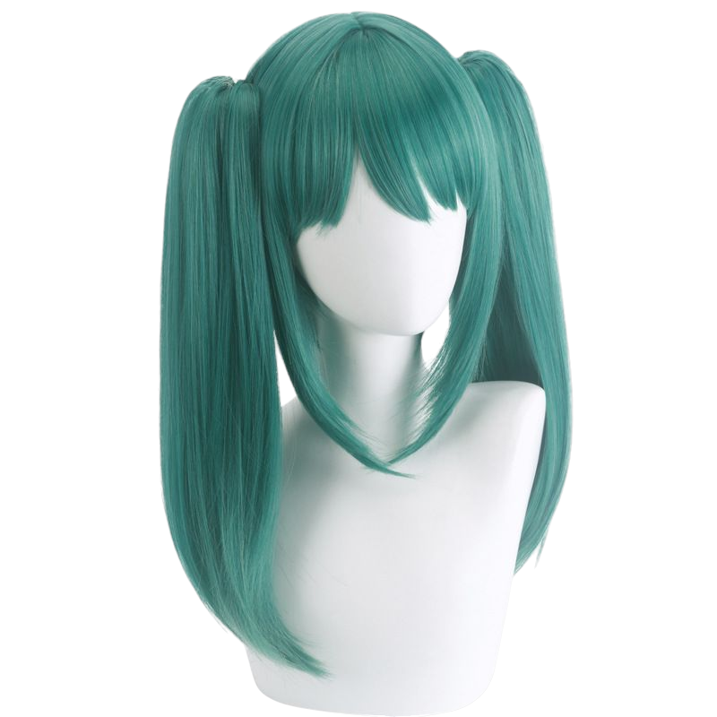 Hatsune Miku "The Vampire" Cosplay Wig - (Round Scalp) Detachable Pigtails