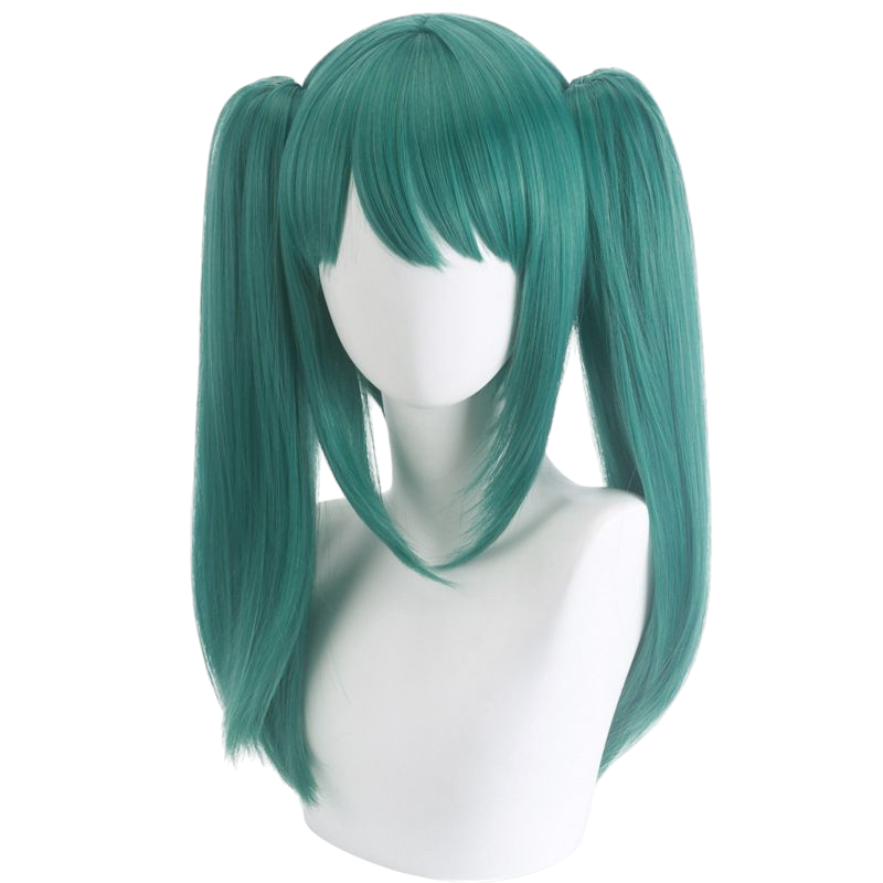 Hatsune Miku "The Vampire" Cosplay Wig - (Round Scalp) Detachable Pigtails