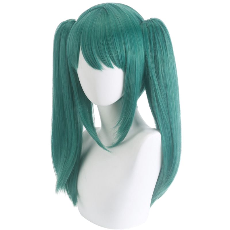 Hatsune Miku "The Vampire" Cosplay Wig - (Round Scalp) Detachable Pigtails
