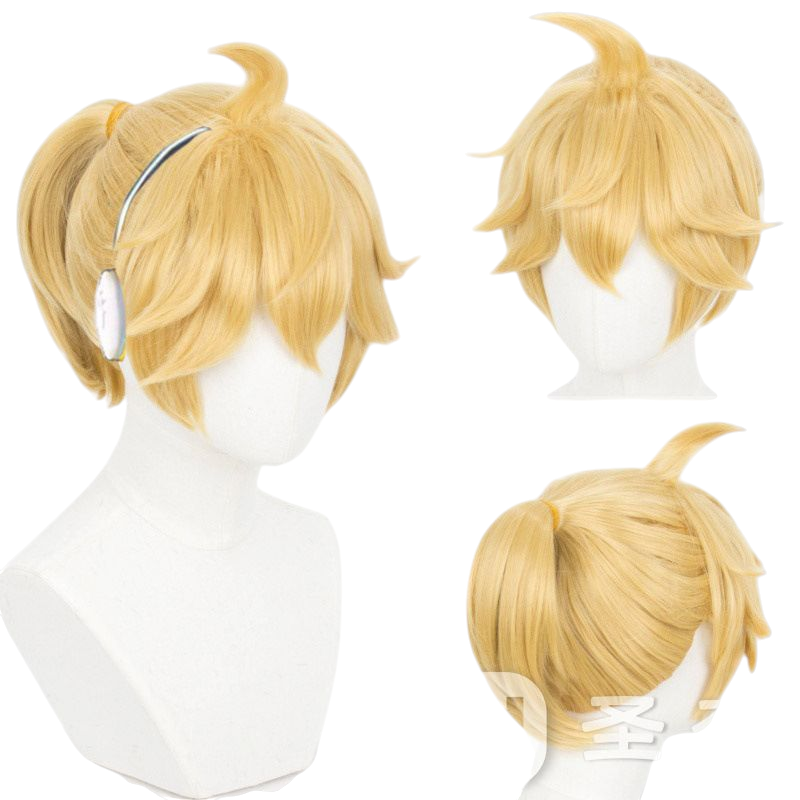 Vocaloid Kagamine Len (Official) Cosplay Wig - (Teased Top)