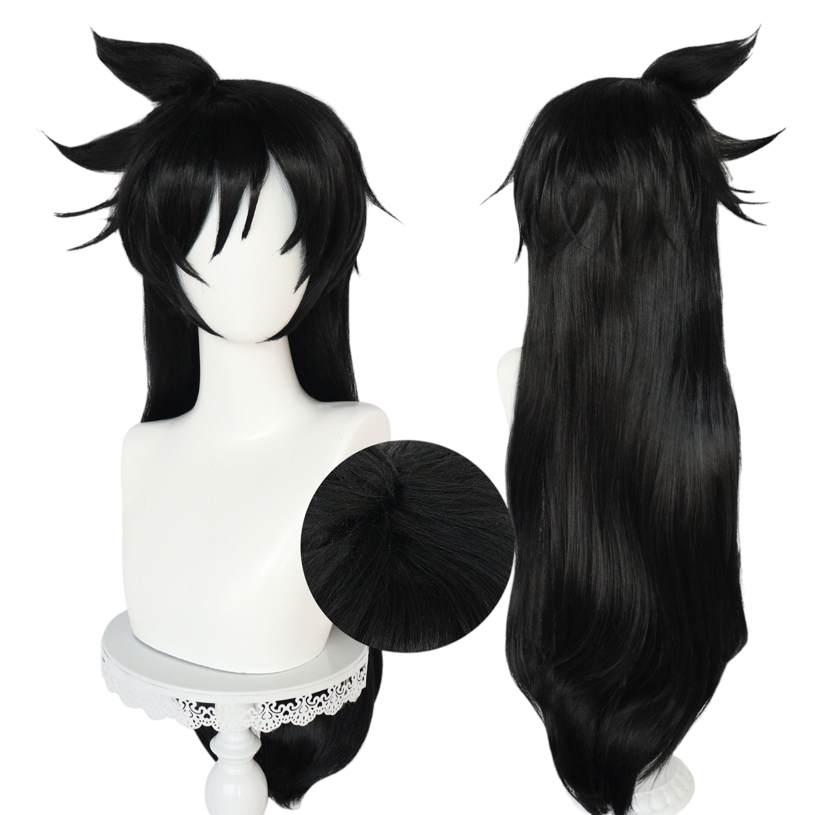Detective Conan Ran Mouri "Sweet Style" Long Black Wig