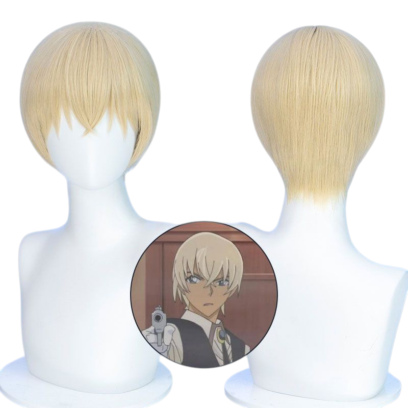 Detective Conan Amuro Tooru / Rei Furuya (Bourbon) Wig - (Simulated Scalp)