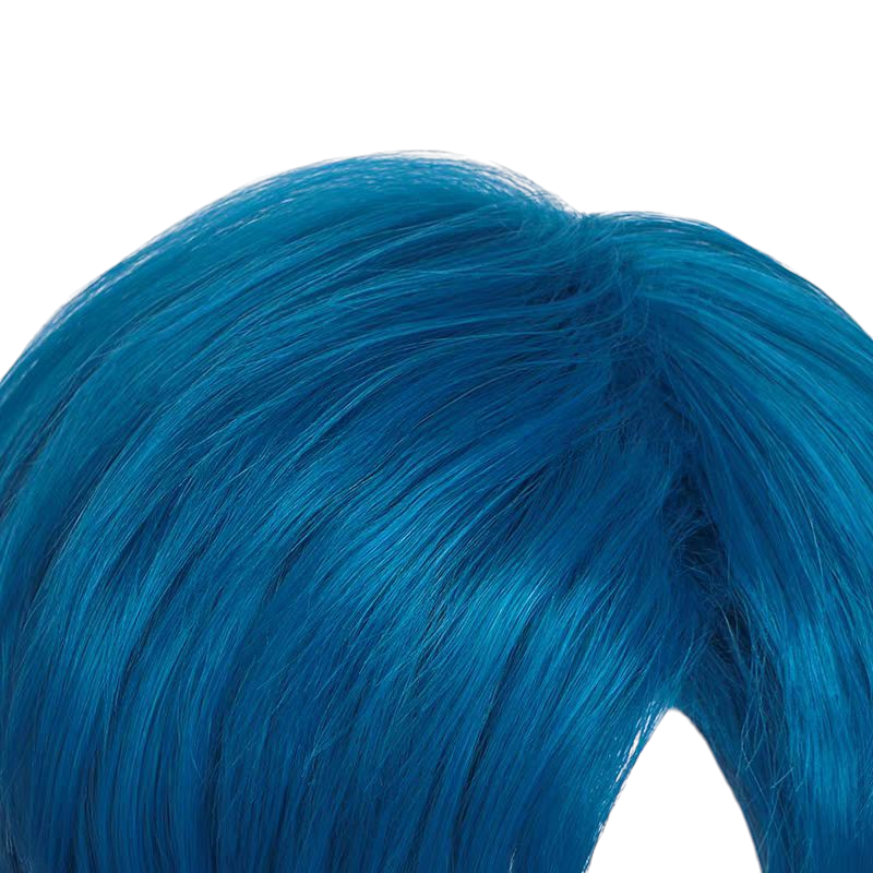 Midnight Blue Sailor Moon Sailor Mercury Ami Mizuno Blue Short Cosplay Wig (Styled Top) Sailor Moon
